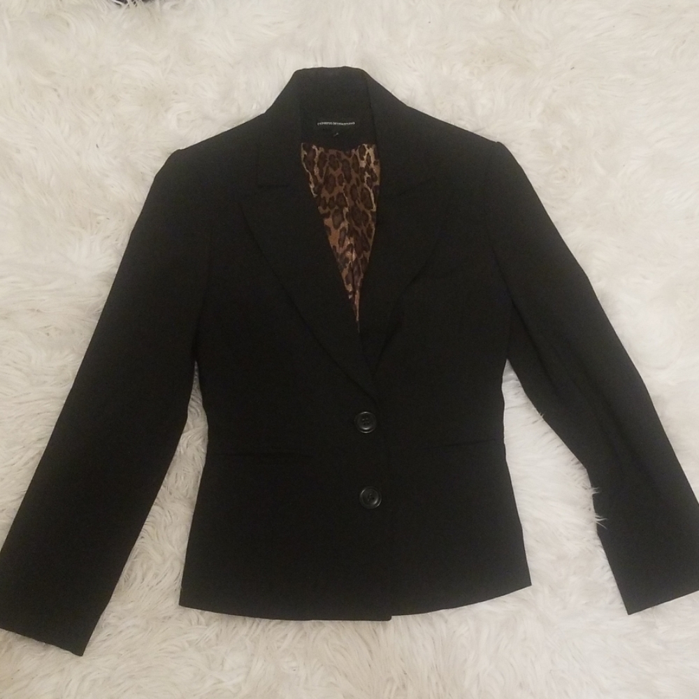 Express Design Studios Black Blazer Size 0